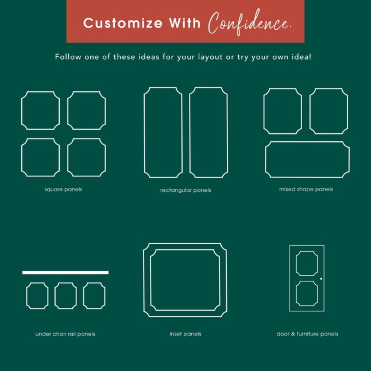 Scallop Decorative Corners