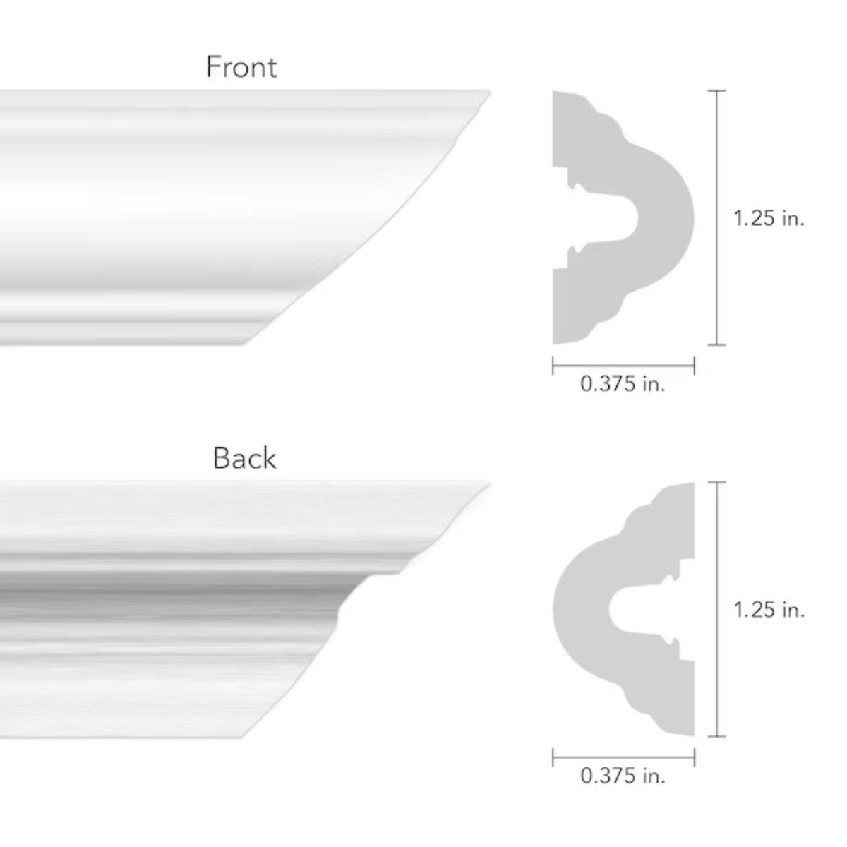Scallop Decorative Corners