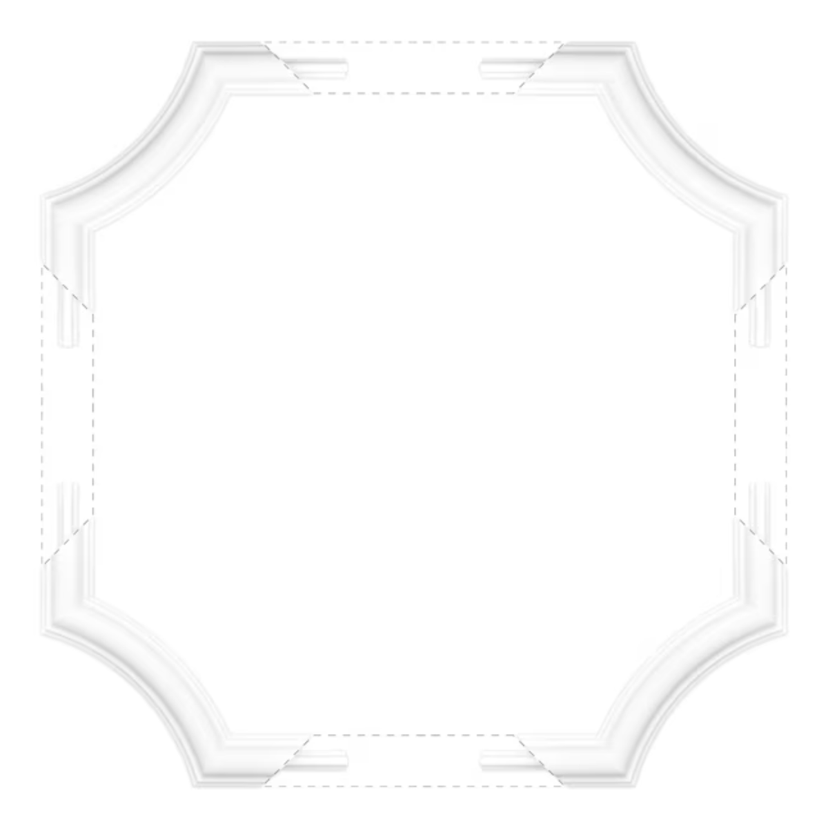 Scallop Decorative Corners